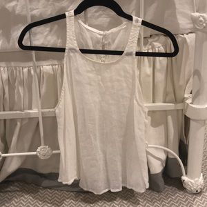 Anthropologie Linen tank top
